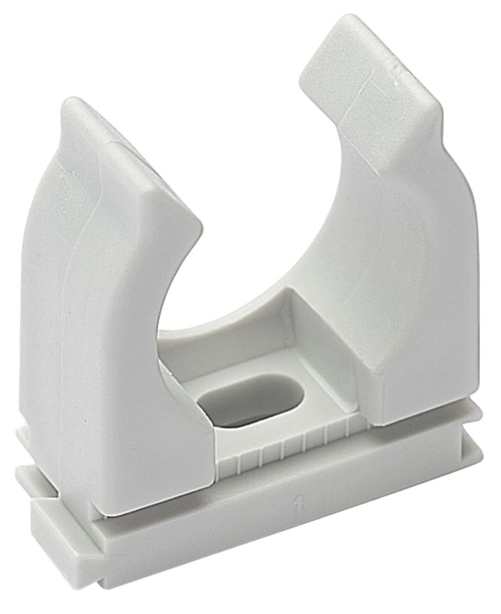 ELEMATIC - Open plastic buisklem open voor buizen van Ø 20mm - 13502120