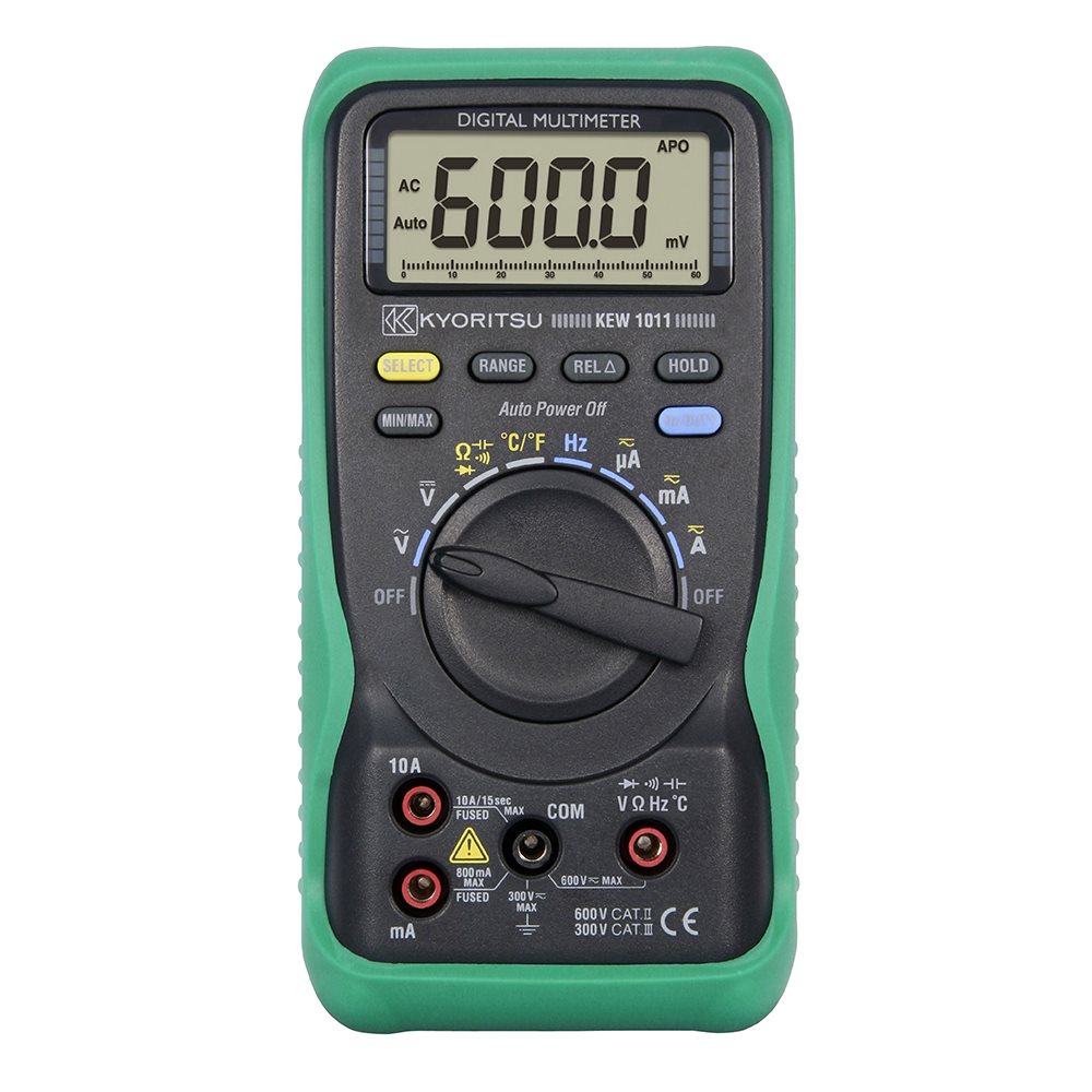KYORITSU - Digitale multimeter V AC/DC, A AC/DC, R, f,t° Duty - A11004392
