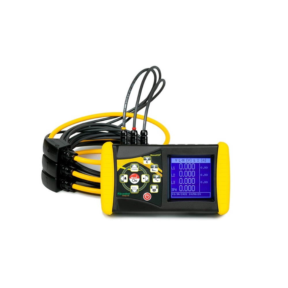 Elcontrol - Driefasige vermogenskwaliteitstester flex 3kA WIFI - A58110005