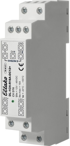 Eltako - DALI dimmer DINrail 1kanaal 12 48VDC LED 16A - 33000022