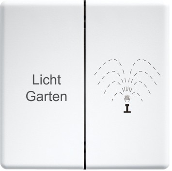 Eltako - Dubbele toetsen F4TF met gravure - 30000952