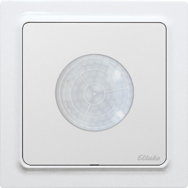 Eltako - Draadloze bewegingssensor + batterij, E 55 zuiver wit glanze - 30055512