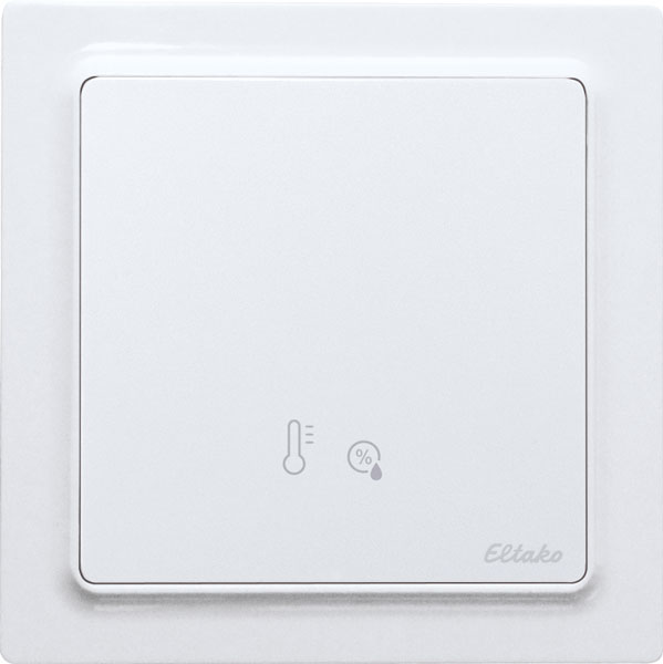 Eltako - Draadloze vocht en temperatuurvoeler + batterij E 55 zuiver - 30055475