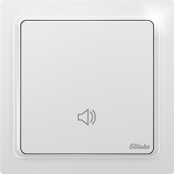 Eltako - Draadloze akoestische signaalgever poolwit mat E 55 - 30055071