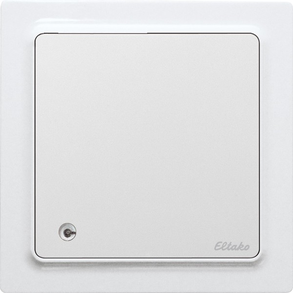 Eltako - Draadloze binnen VOS/thermo/hygro meter, E 55 poolwit mat - 30055523