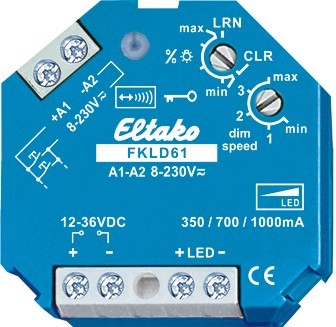 Eltako - LED inbouwdimmer constante stroom tot 1000mA - 61100870