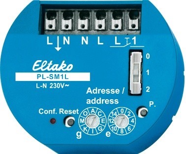 Eltako - Powerline stuuringangsmodule 1 kanaal 230V - 31100007