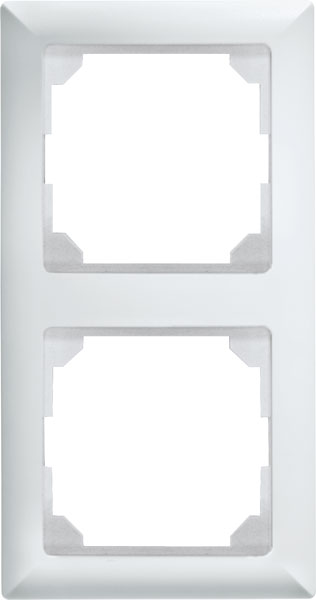 Eltako - Kader 2 voudig (80x151mm) wit - 30000310