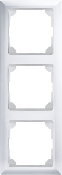 Eltako - Kader 3 voudig (80x222mm) zuiver wit glanzend - 30000325
