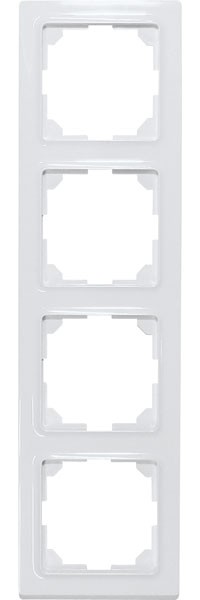 Eltako - Kader E design 4voudig [55] sensoren, zuiver wit glanzend - 30055826