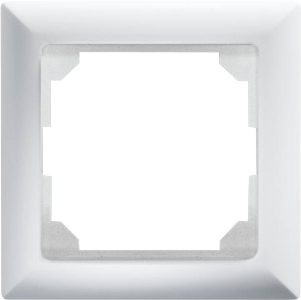 Eltako - Kader enkel (80x80mm) wit glanzend - 30000185