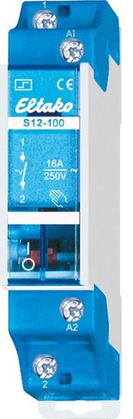 Eltako - Elektromechanische Impulsschakelaar 1NO 16A - 21100010