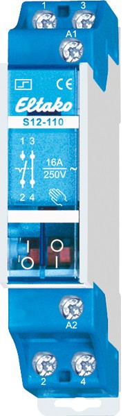 Eltako - Elektromechanische Impulsschakelaar 1NO+1NC 16A - 21110011