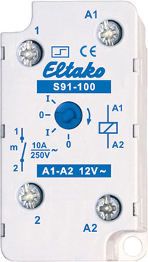 Eltako - Elektromechanische Inbouwimpulsschakelaar 1NO 10A - 91100011