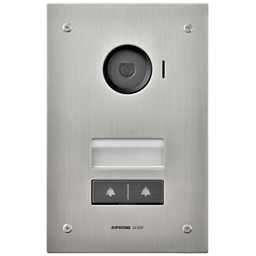 Aiphone - Videodeurpost met 2 drukknoppen, inbouw - A01008108