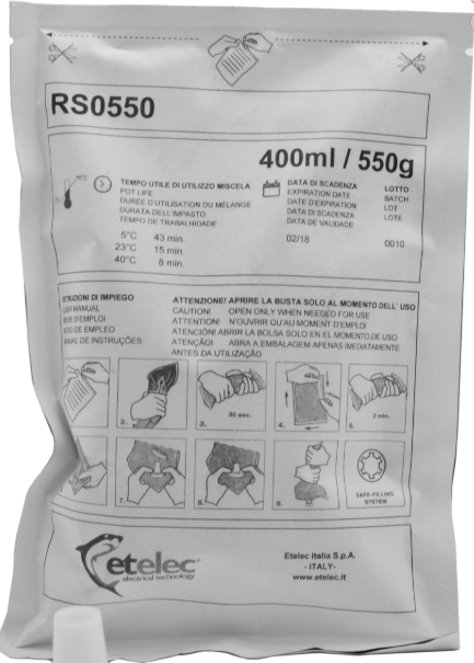 Etelec - Twee Componenten polyurethaan hars 0.4l - RS550