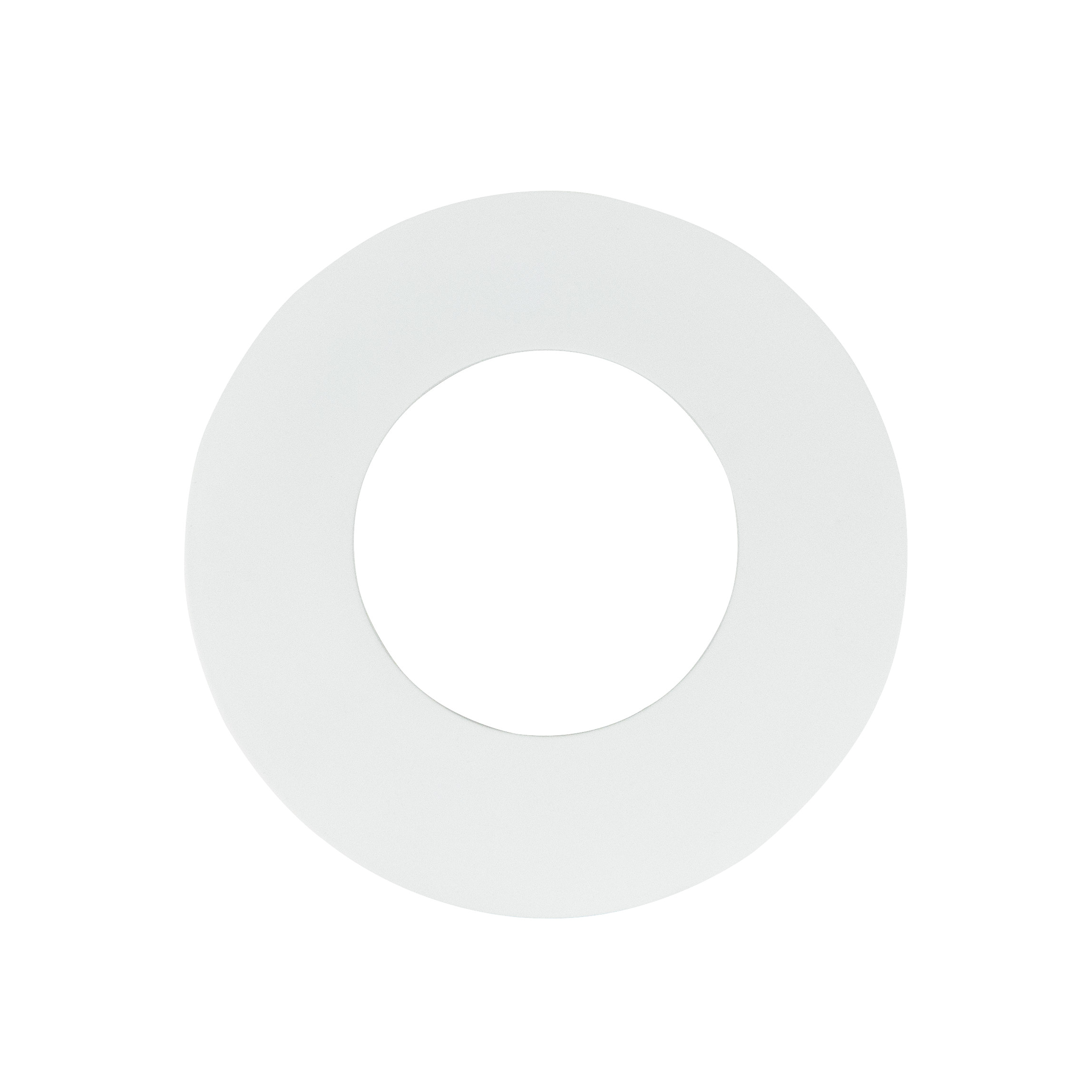 Europole - LED'UP universal Afdekring 100mm rond vast wit mat - 5799