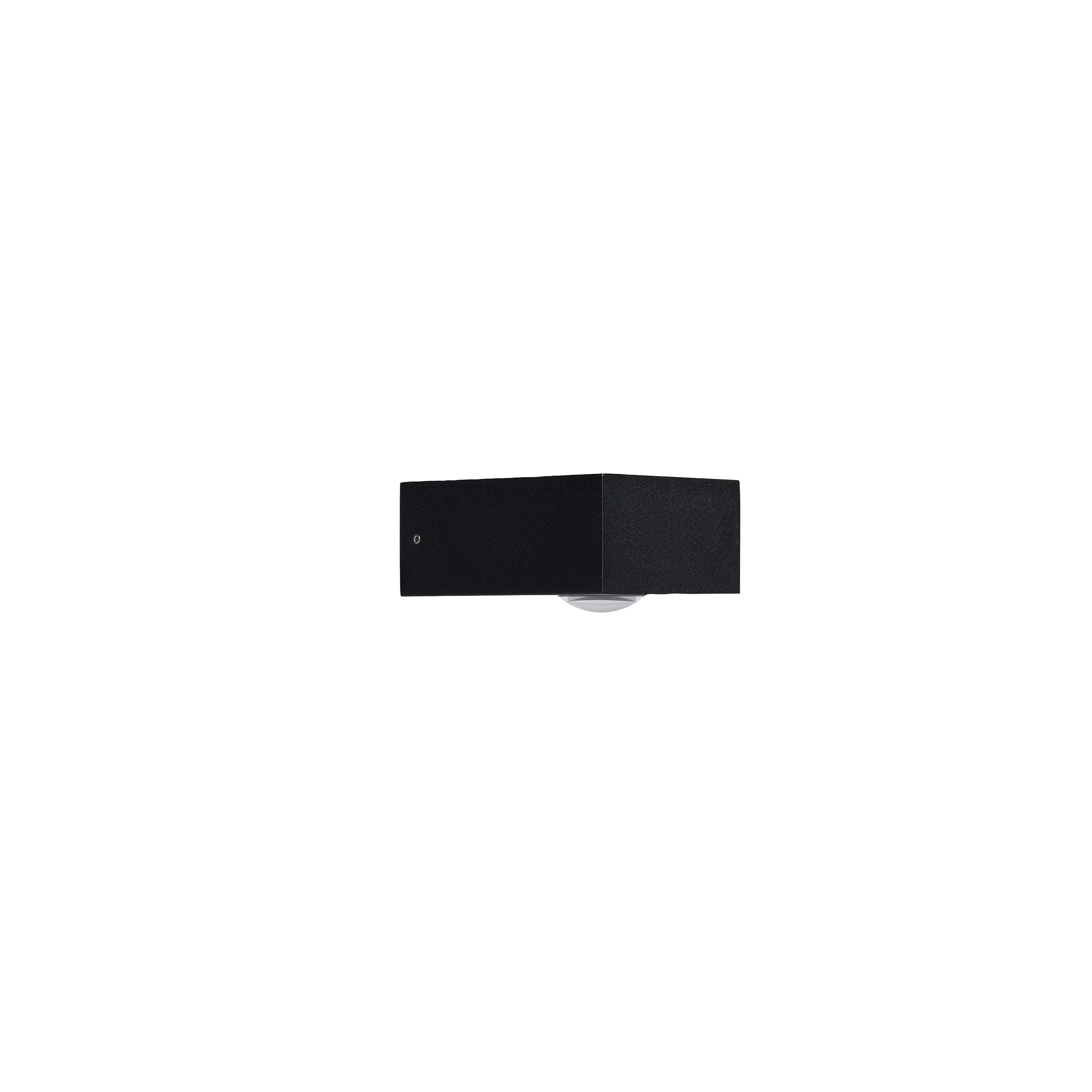 Europole - Wandlicht ZERA zwart 3000K 200lm 3W 90° IP65 - 37901