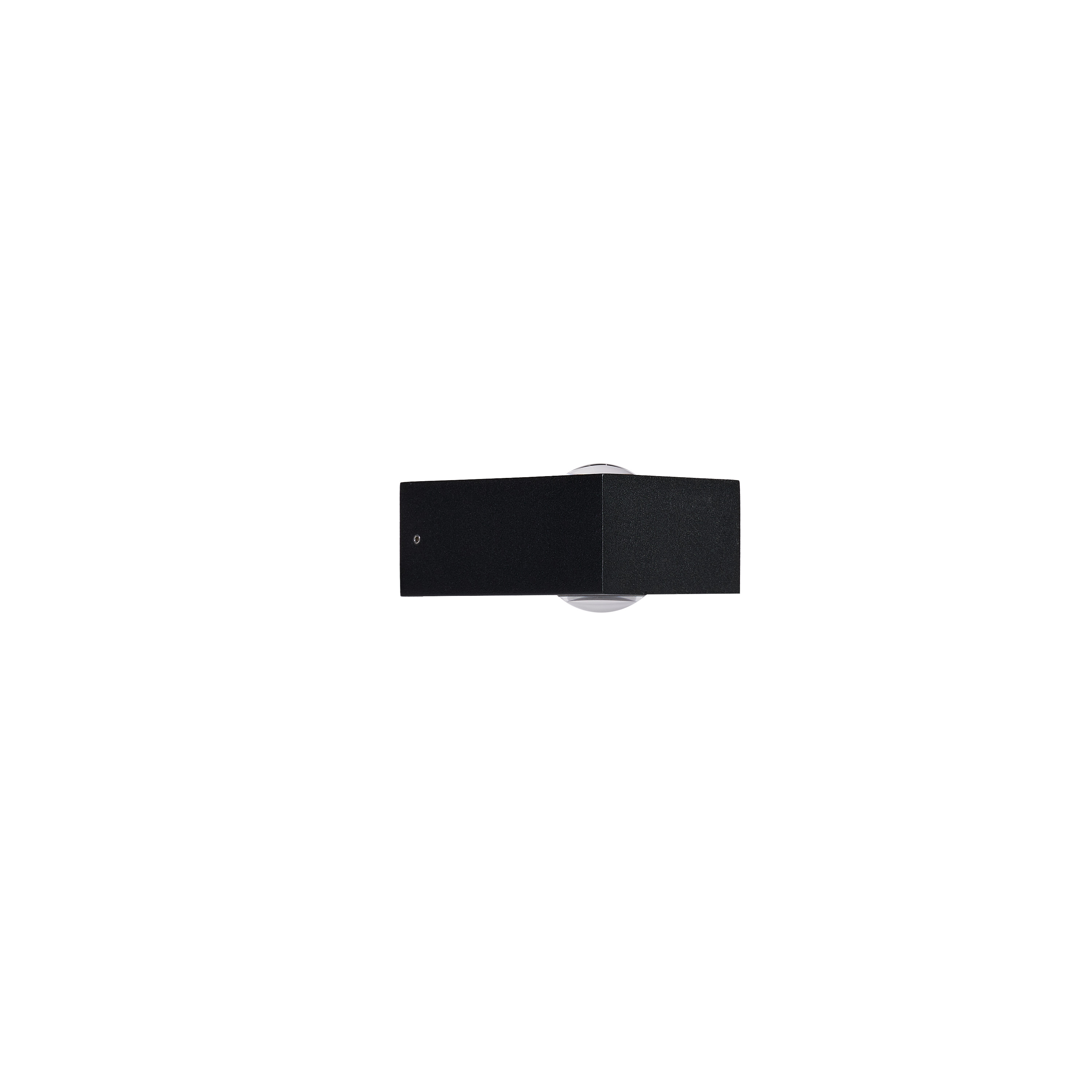 Europole - Wandlicht ZERA zwart 4000K 250lm 3W 90° IP65 (licht : boven+ - 37902