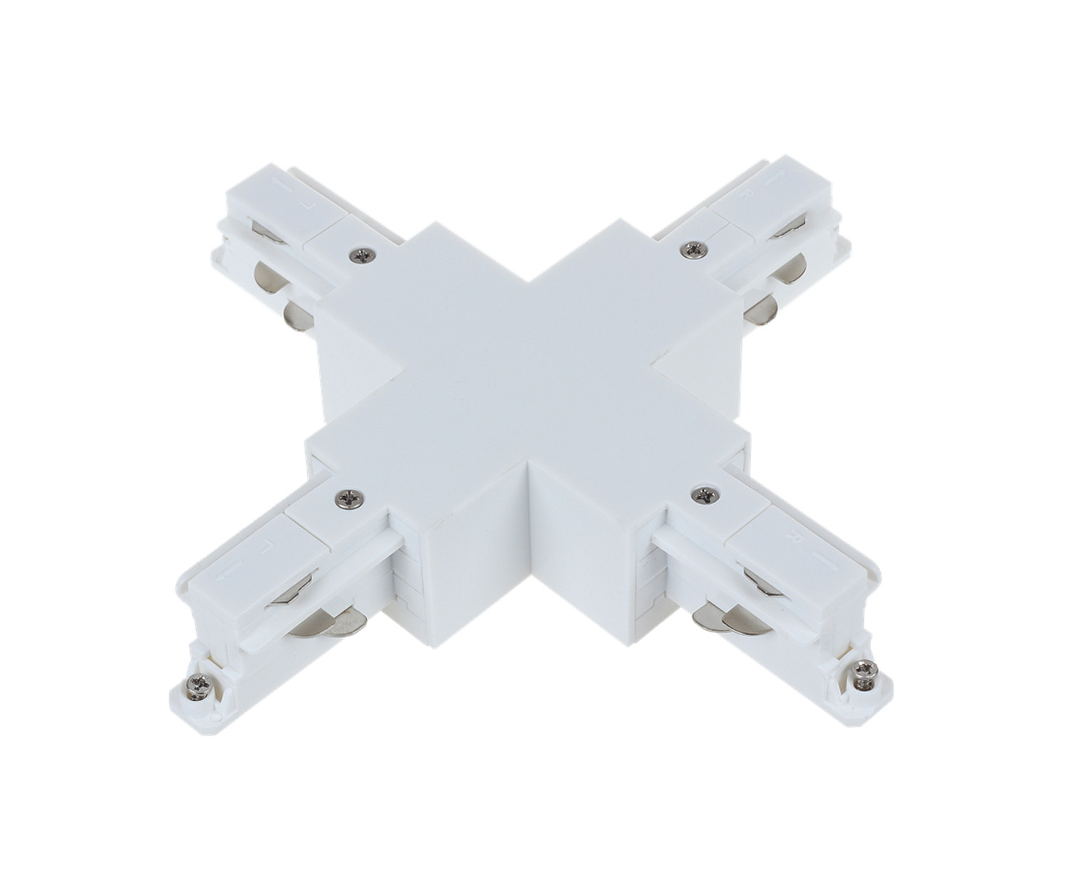 Unibright - 3 fase rail cross connector wit - 3CCONW
