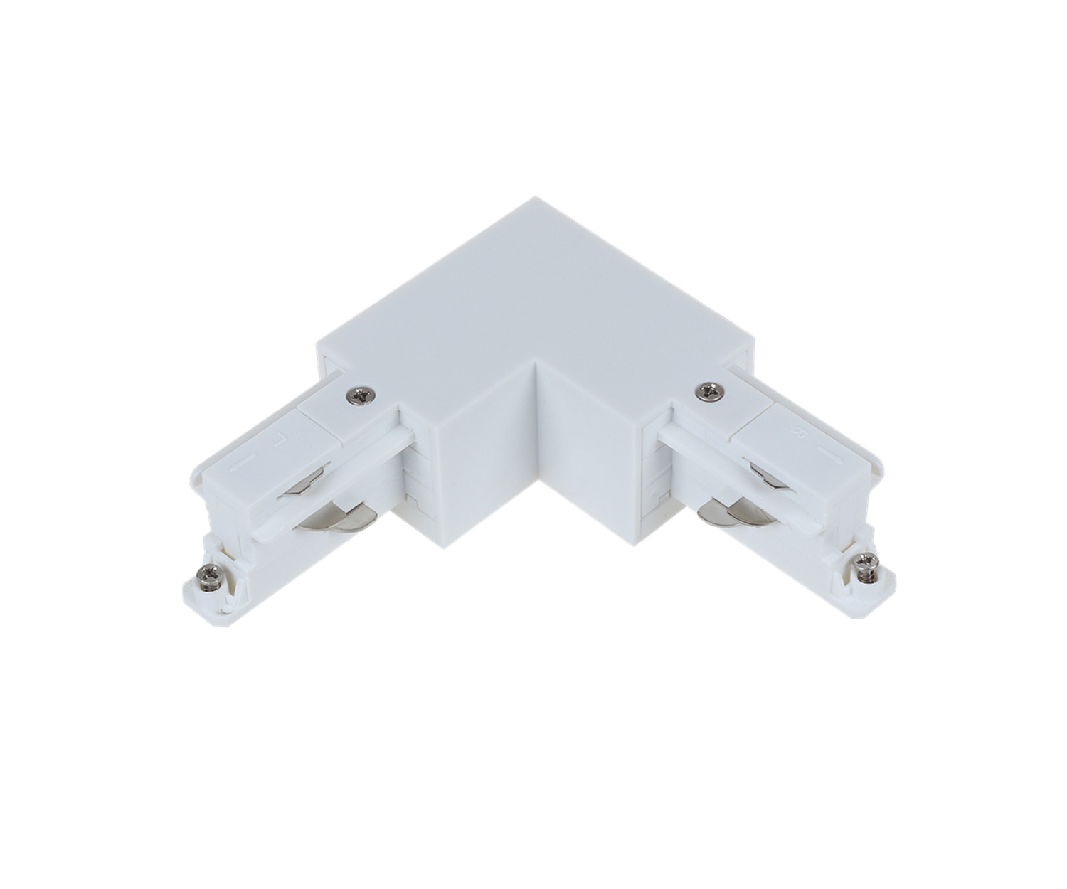 Unibright - 3 fase rail L connector wit links - 3LCONLW