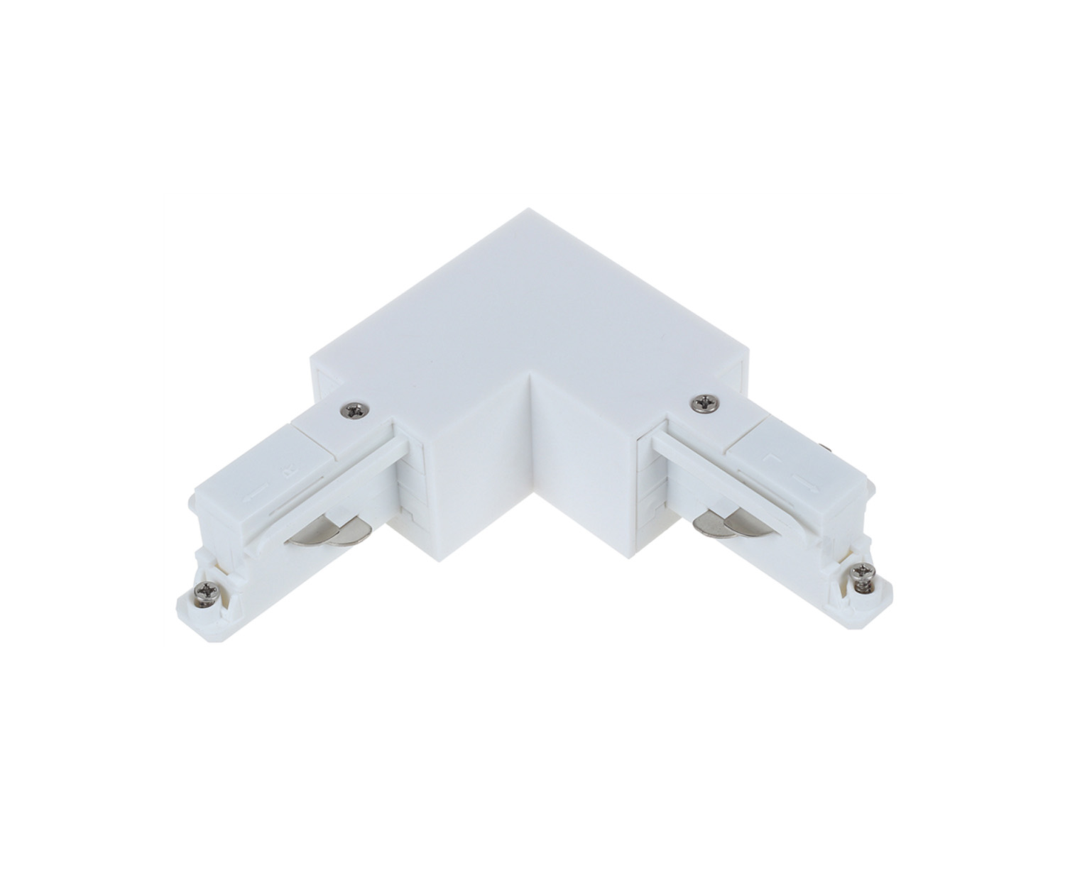 Unibright - 3 fase rail L connector wit rechts - 3LCONRW
