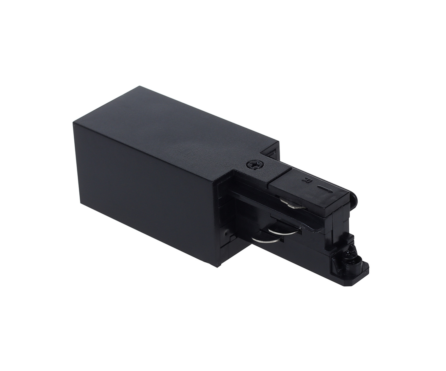 Unibright - 3 fase rail power connector zwart rechts - 3PCONRB