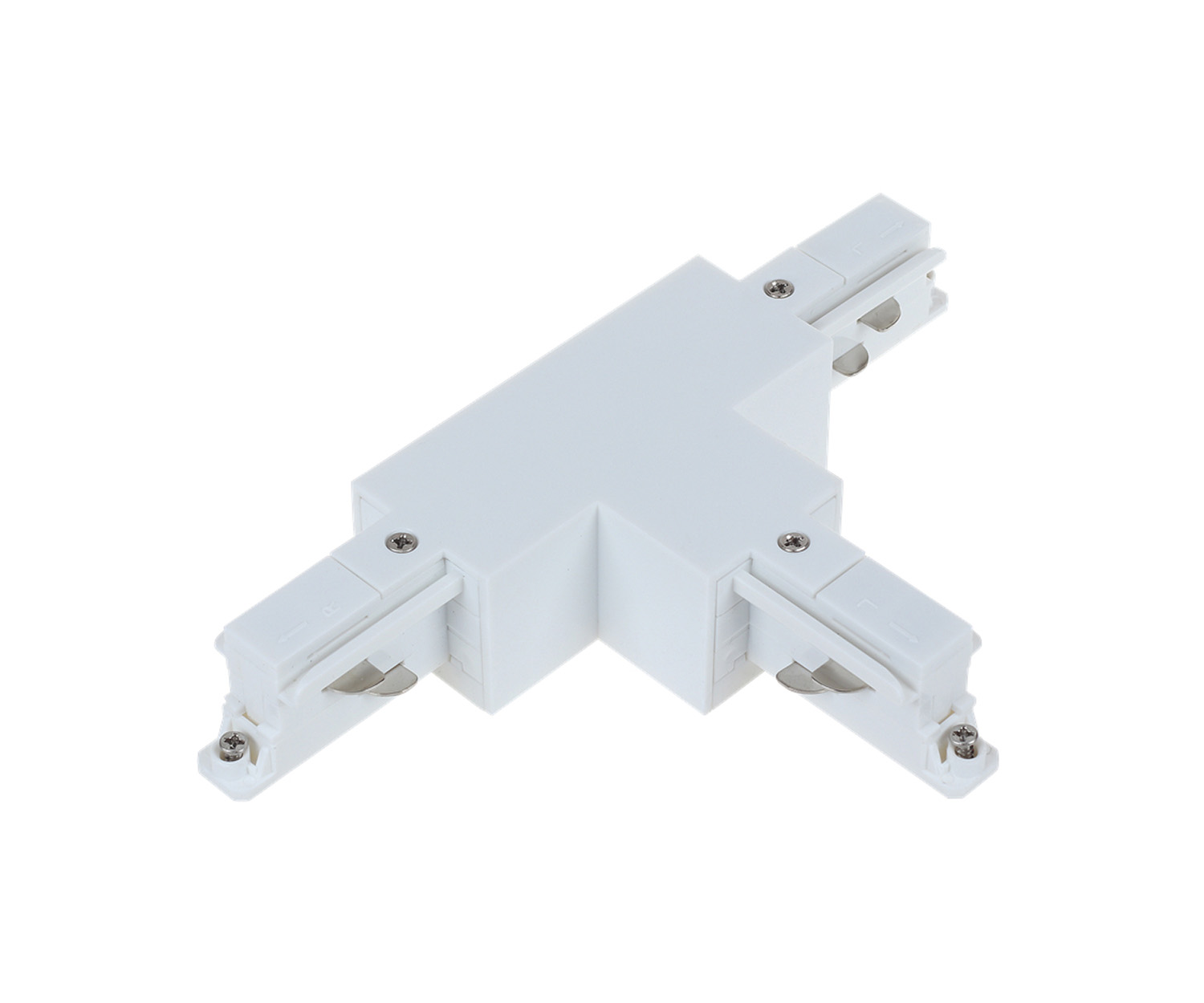Unibright - 3 fase rail T connector wit rechts/rechts - 3TCONRRW