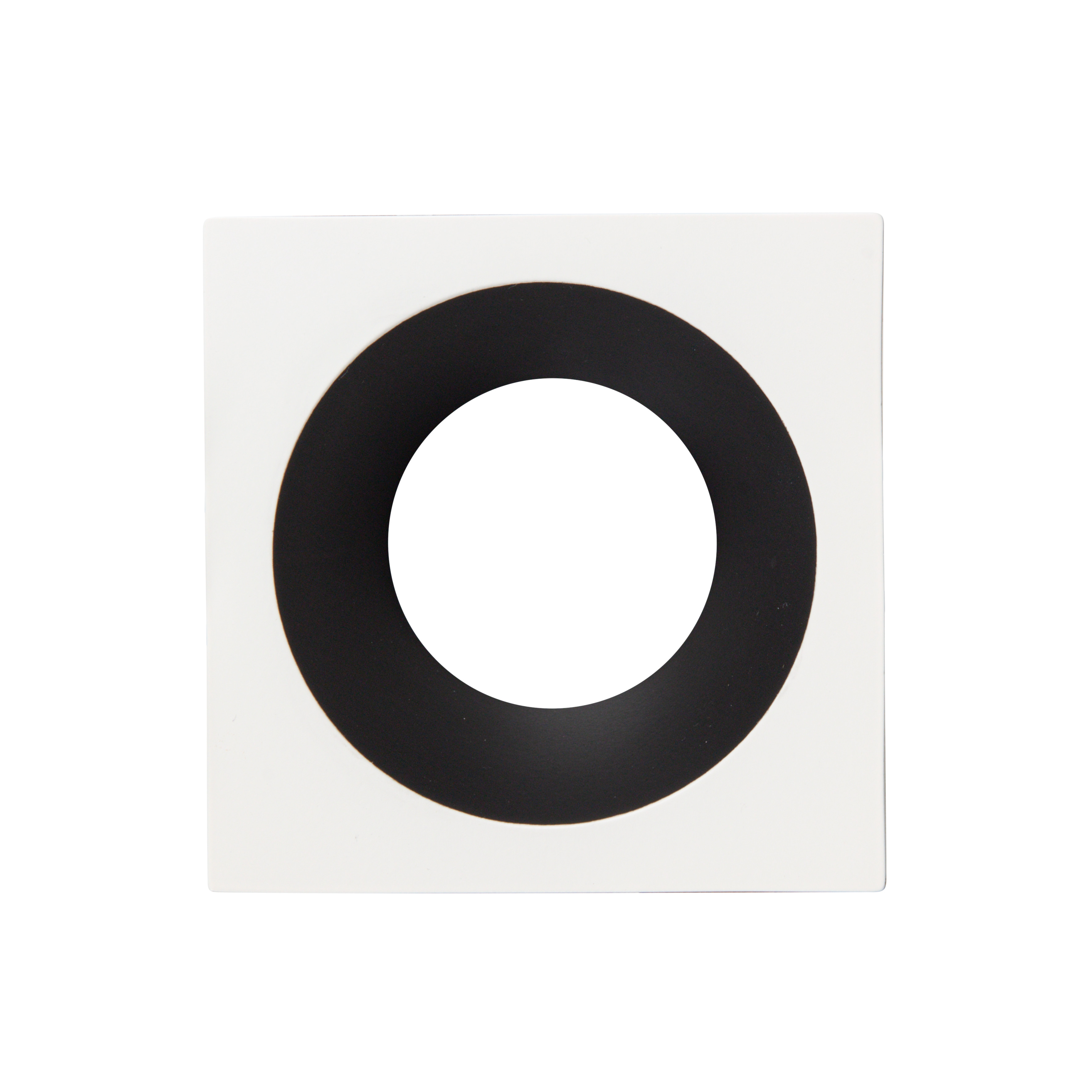 Europole - Ring LED'UP UNIVERSAL ESTHET+ vierkant wit mat/zwart mat vas - 5760N