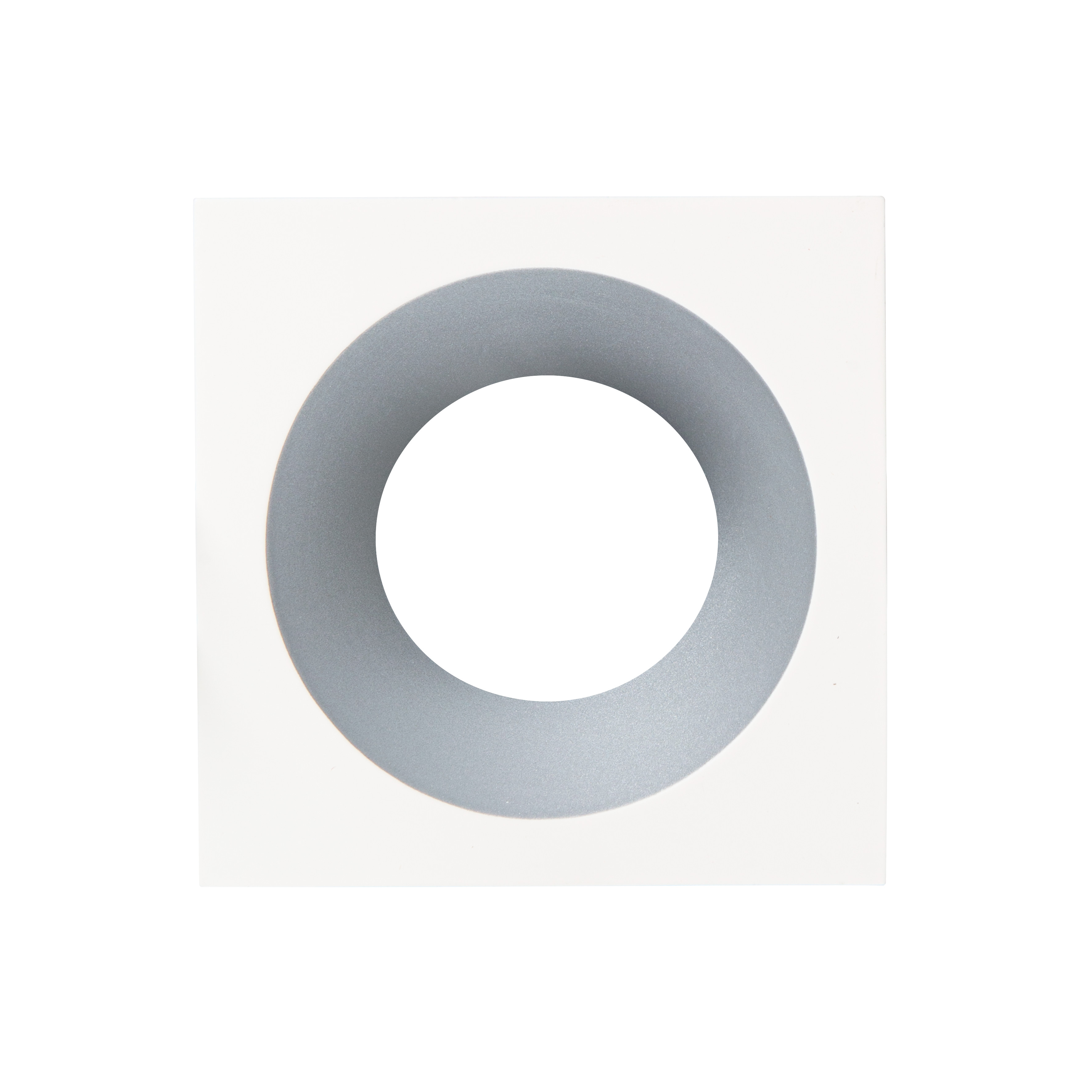 Europole - Ring LED'UP UNIVERSAL ESTHET+ ASYM vierkant wit mat/alu gela - 5780A
