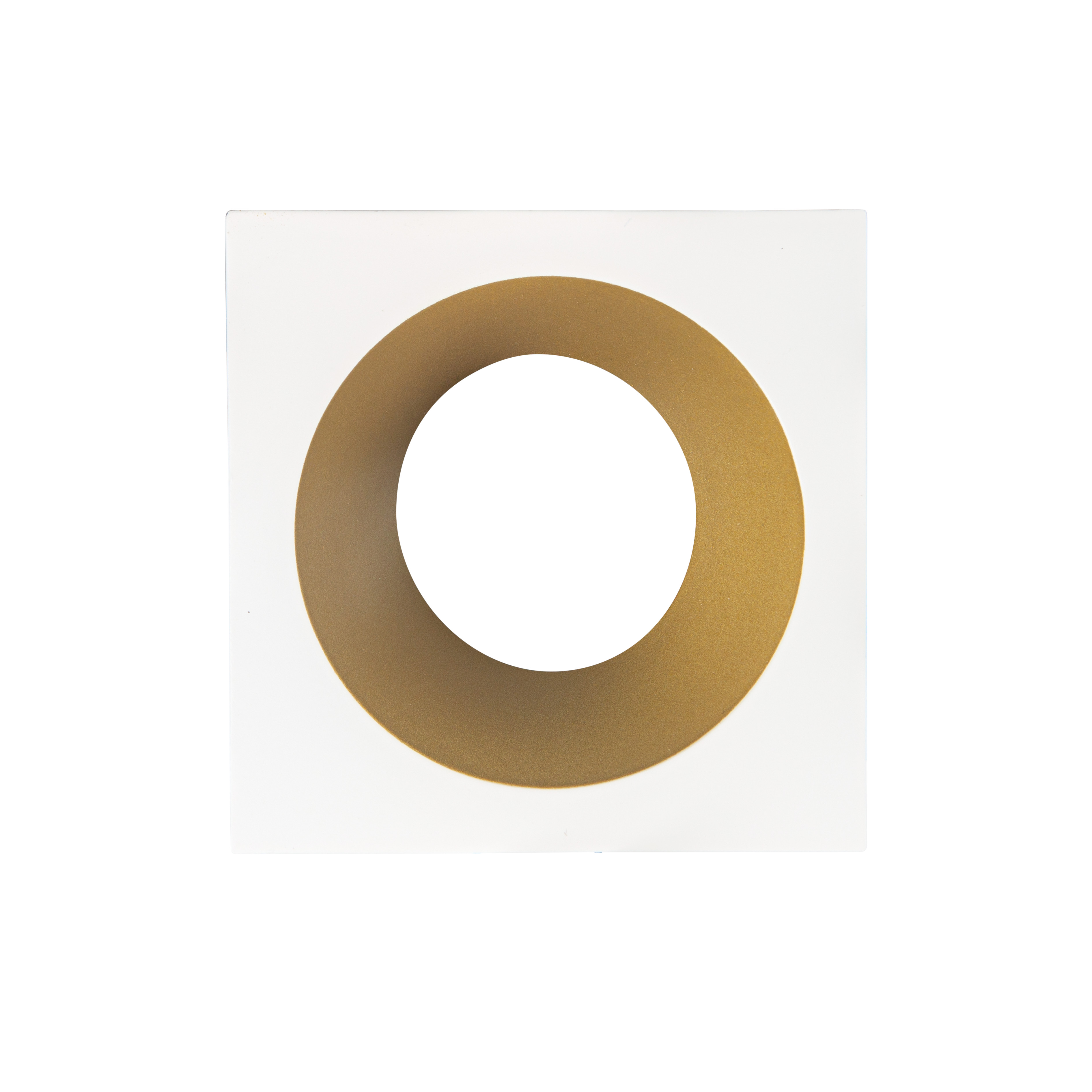 Europole - Ring LED'UP UNIVERSAL ESTHET+ ASYM vierkant wit mat/goud vas - 5780D