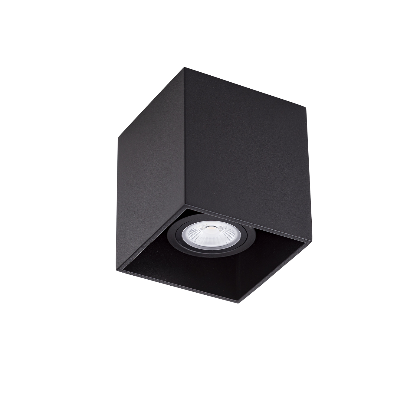 Unibright - Opbouw armatuur zwart lamp Led GU10 6W incl. 600 lm - BL5B30
