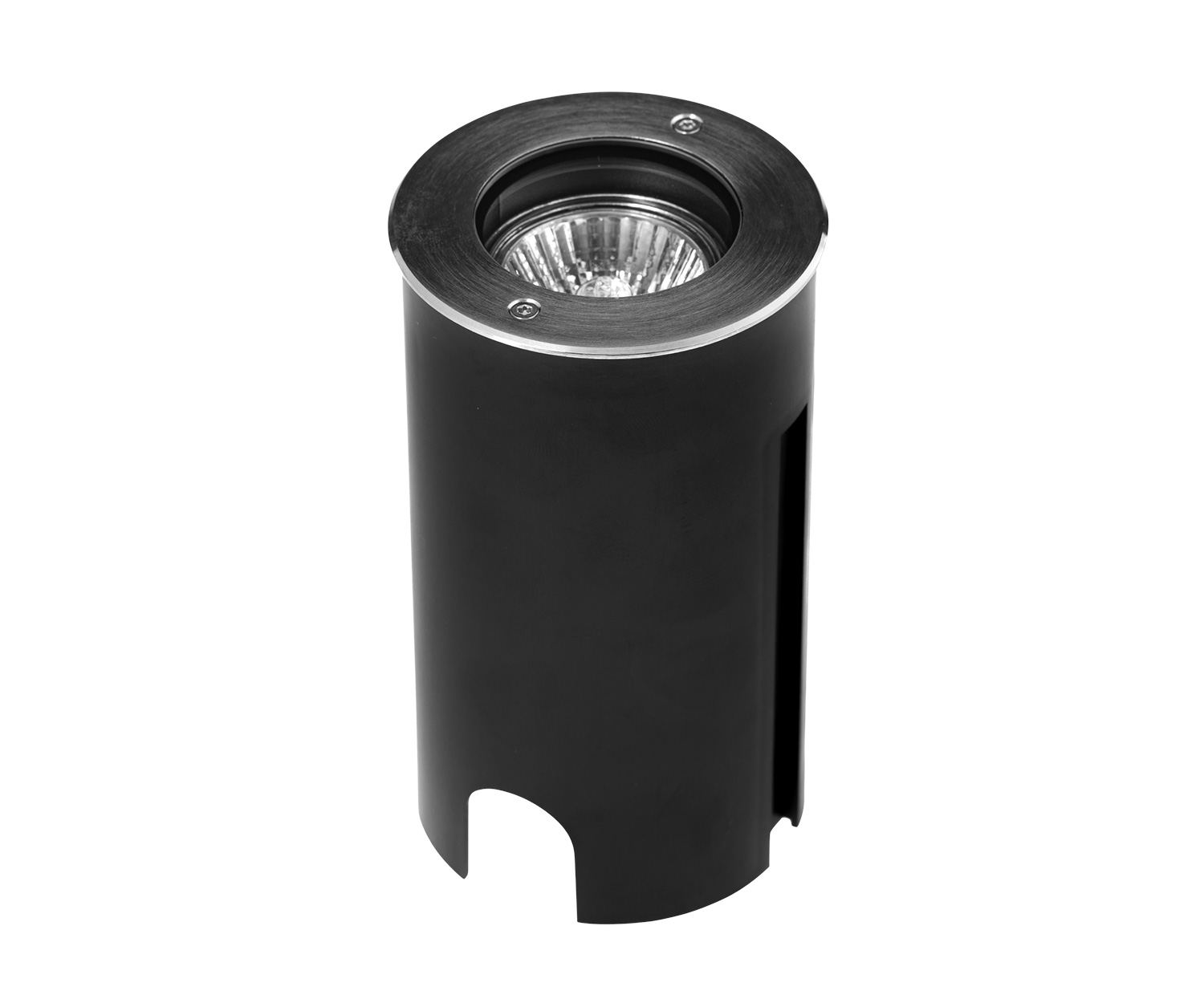 Unibright - Grondspot rond Cover Inox Body Alu GU10 excl. Ledla - HMRGU10ZL