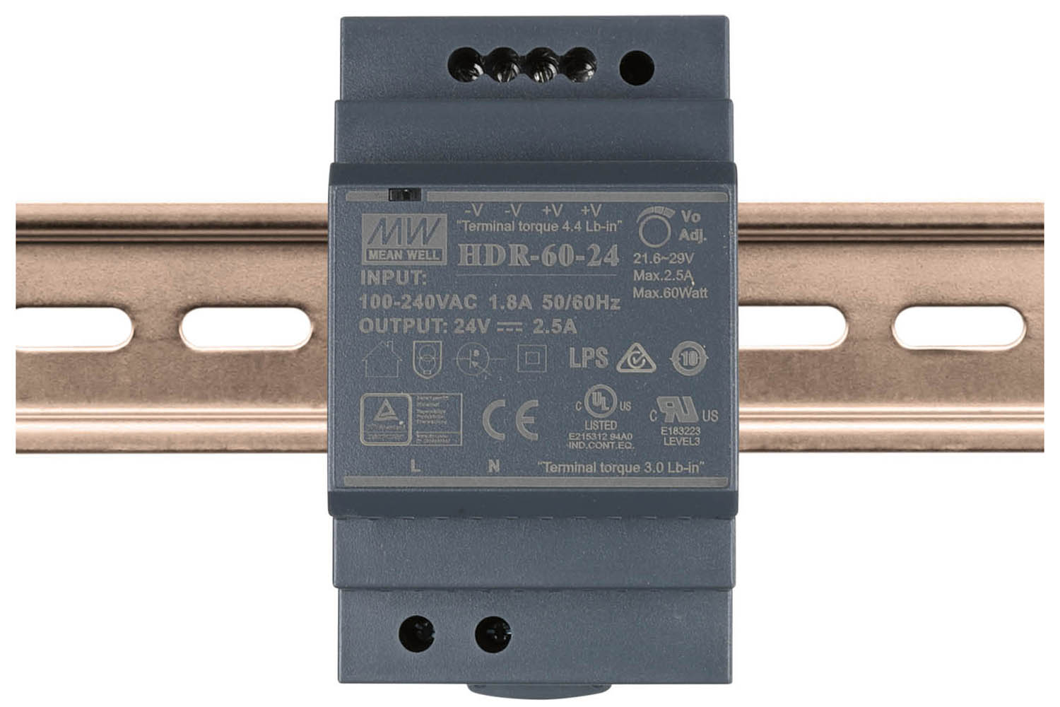 Proled - LED Power Supply DIN rail 24Vdc 60W - L502406D1