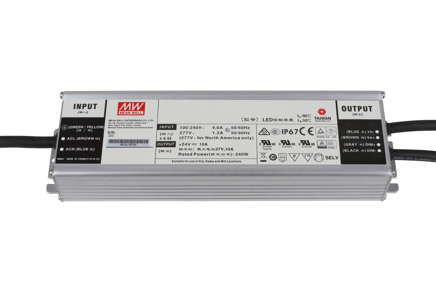 Proled - LED Driver IP67 24Vdc 240W - L502424W