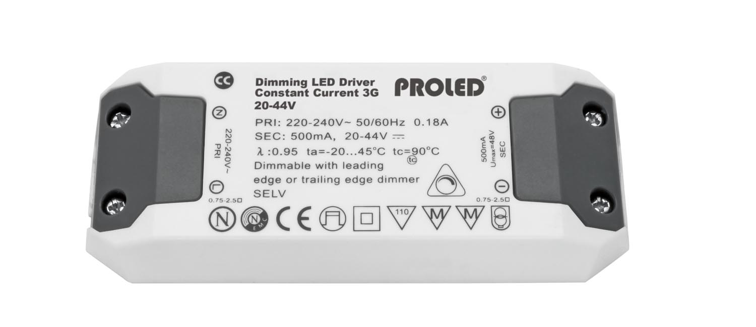 Proled - LED voeding triac dimbaar 700 mA 12W IP20 - L5237012D3G