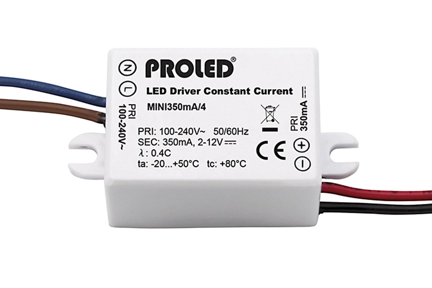 Proled - LED voeding 350 mA 4W - L52403042G