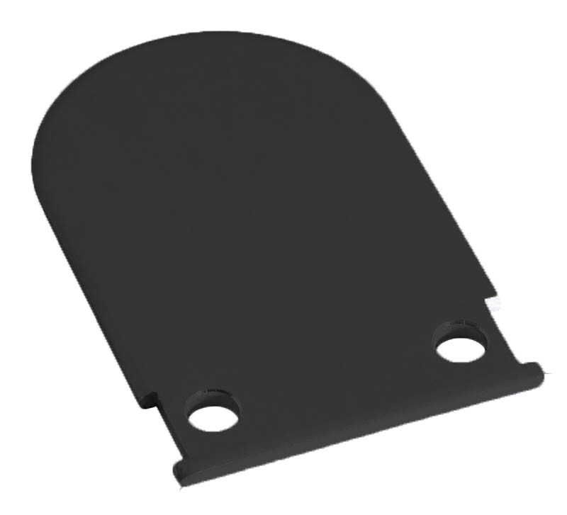 Proled - Eindkap rond zwart voor M Line Standard - L690R2EB
