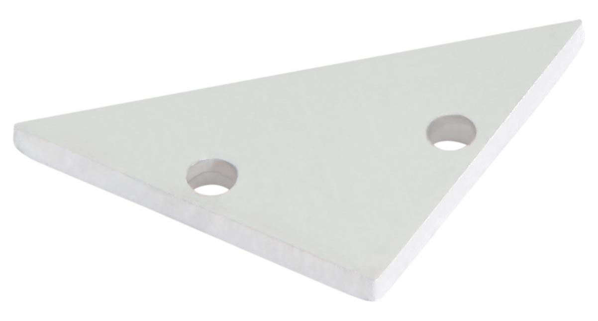 Proled - Eindkap vlak wit voor S Line Corner - L693S3EW