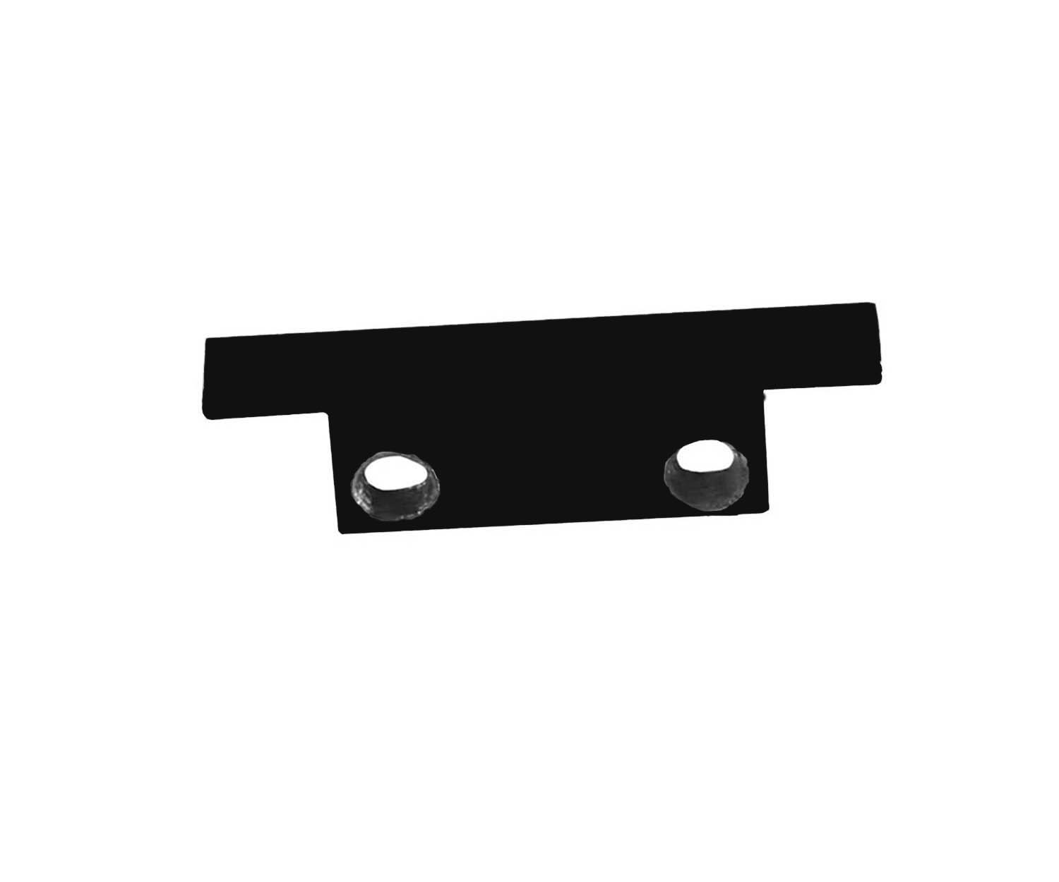 Proled - Eindkap vlak zwart voor S Line Flat Recess - L695FS3EB