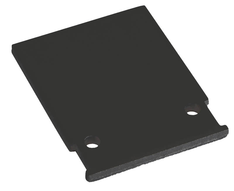 Proled - Eindkap vierkant zwart voor M Line Low - L69BS1EB