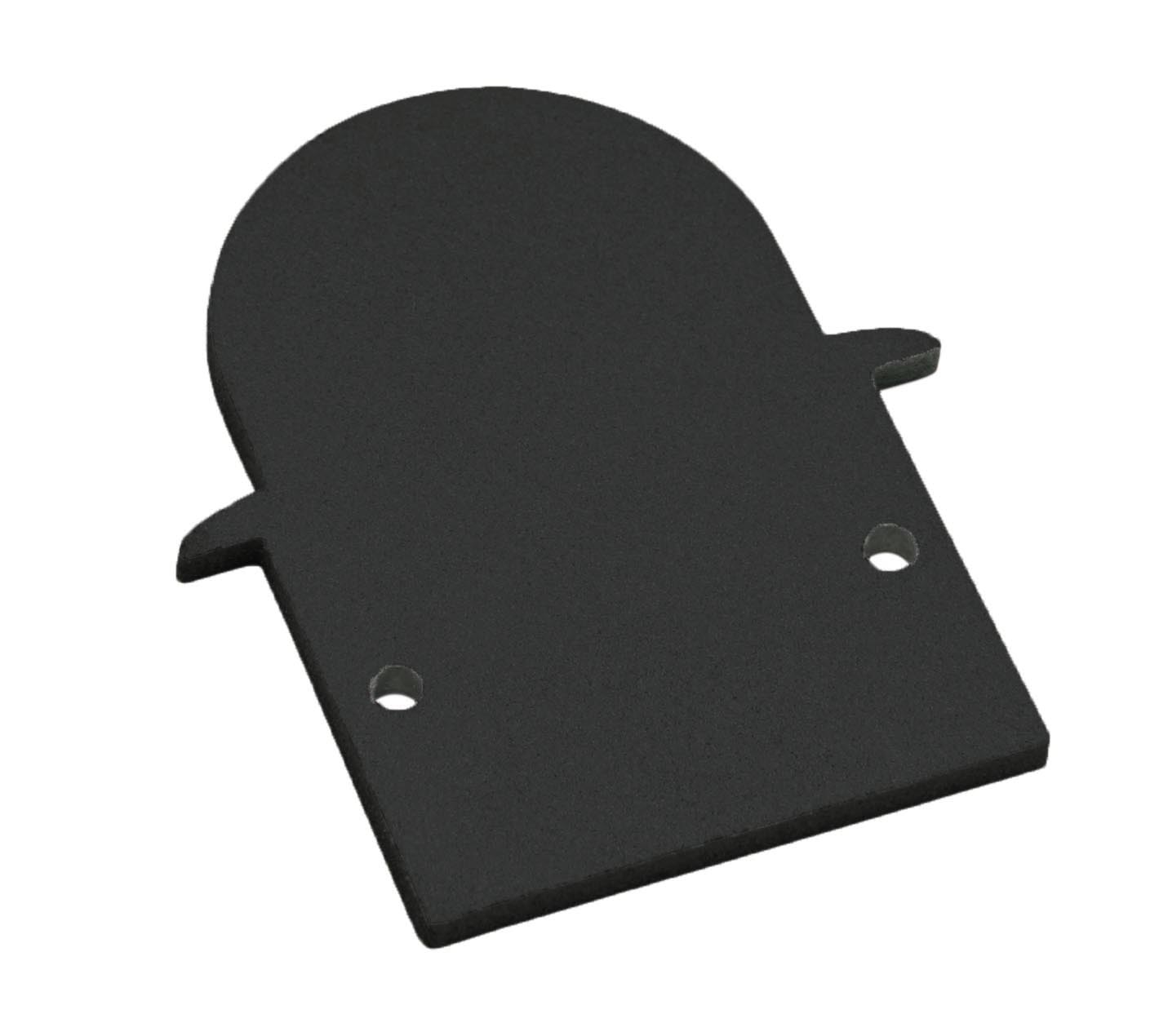 Proled - Eindkap rond zwart voor M Line Recess 24 - L69CR2EB