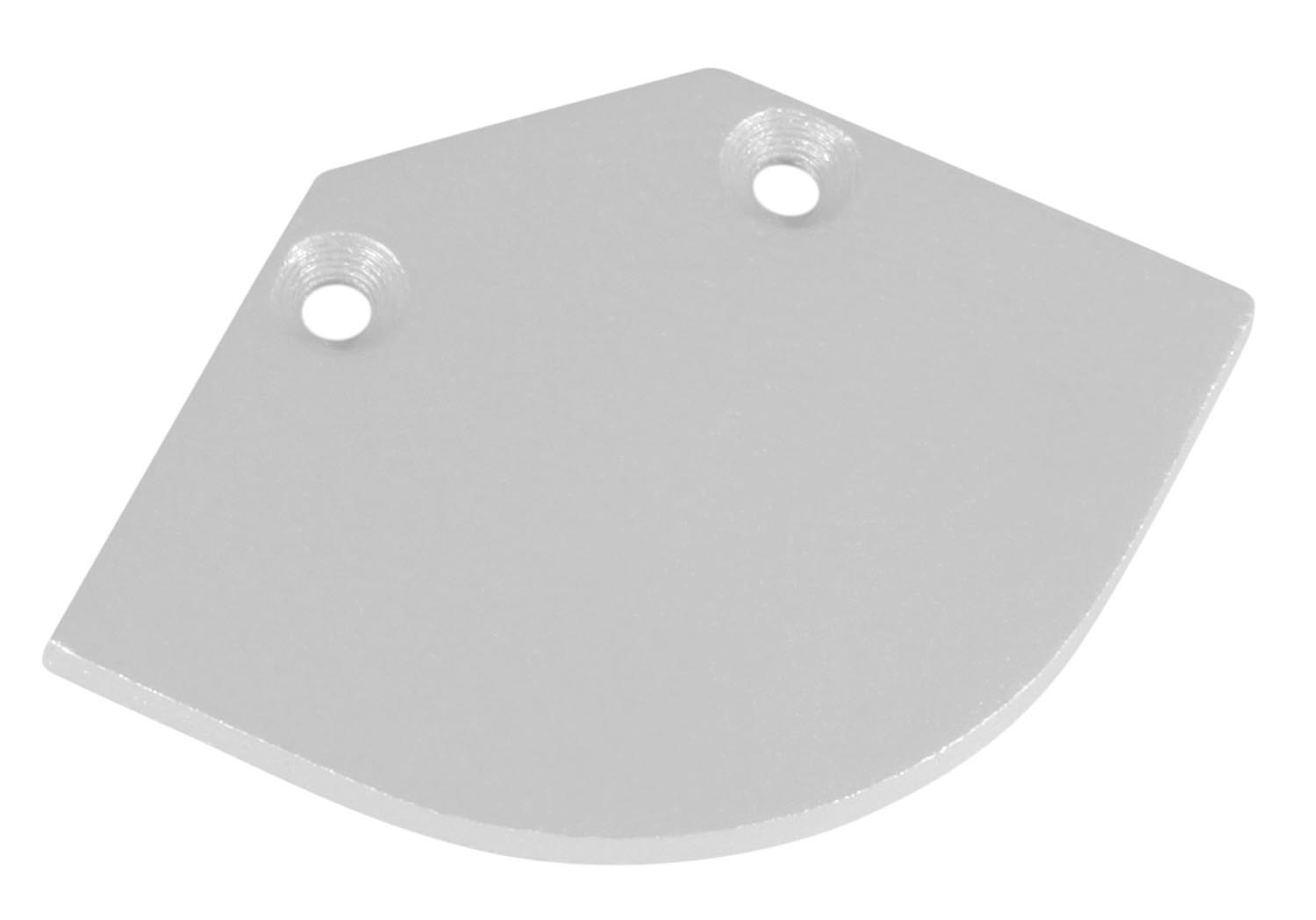 Proled - Eindkap ovaal wit voor C Line Corner profiel - L69L03EW