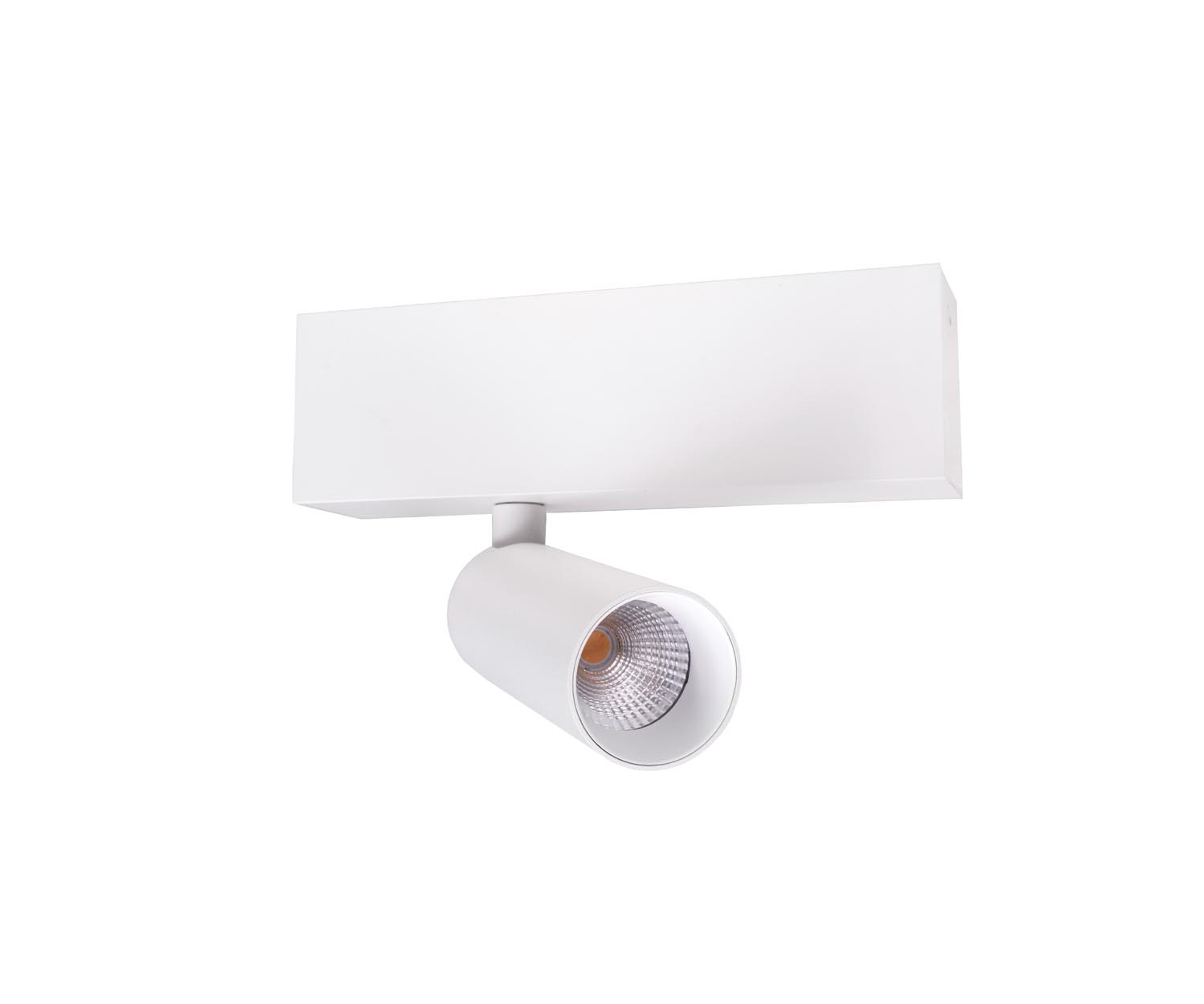Unibright - Opbouw armatuur voor plafond of wand wit incl. dimbare d - LVM30001W