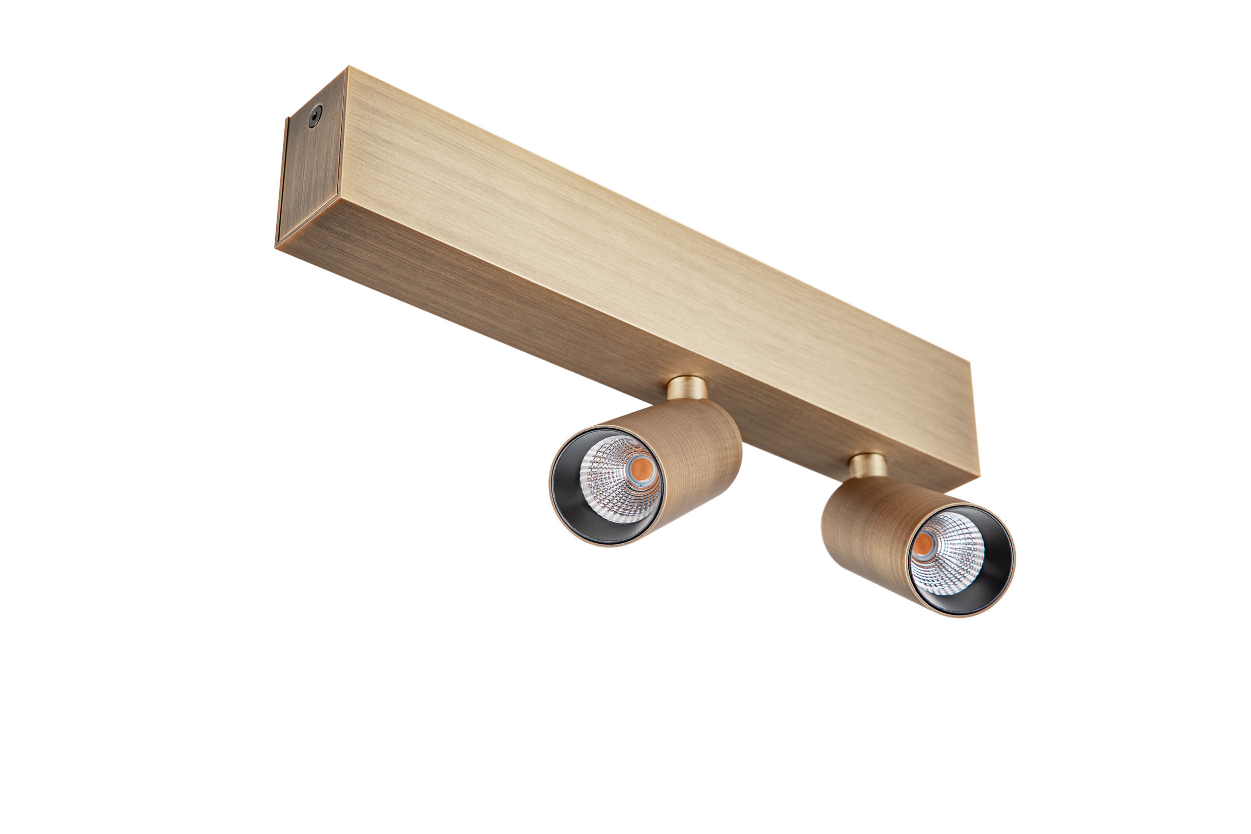 Unibright - Madison Twin Opbouwarmatuur bronzato 2 x 7W 3000K - LVM30002BR