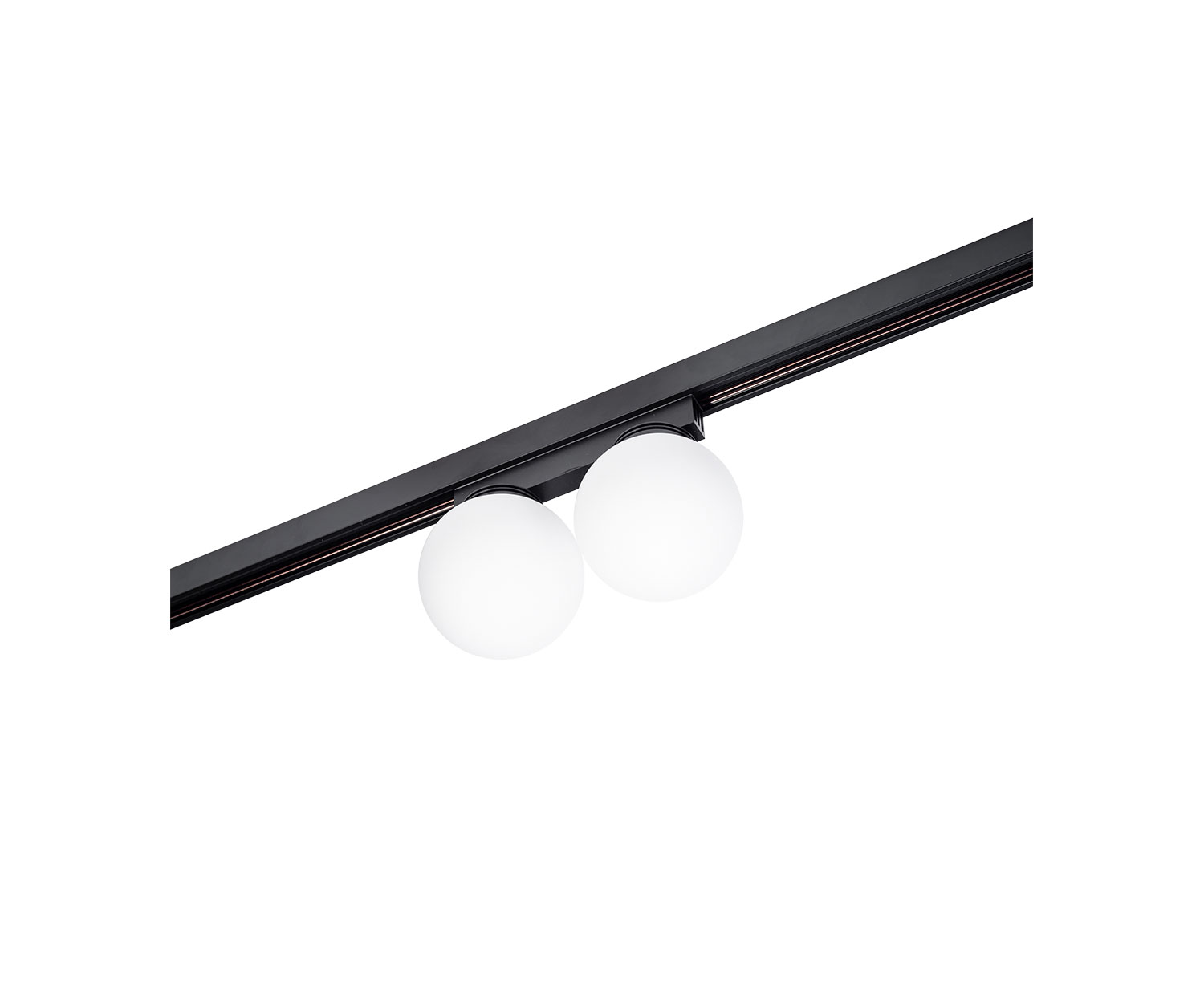 Unibright - Track light Globe 48V 2700K zwart excl. Driver DALI - LVTGL27DAB