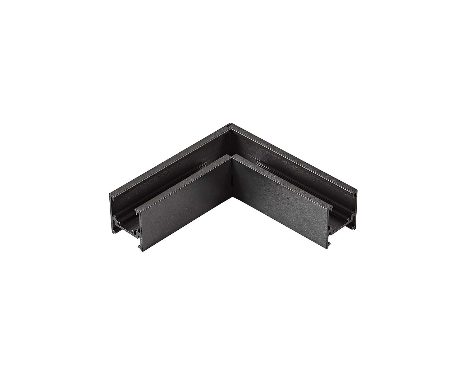 Unibright - LaVilla mini track 48V hoekstuk 90° zwart - LVTRMICORNB