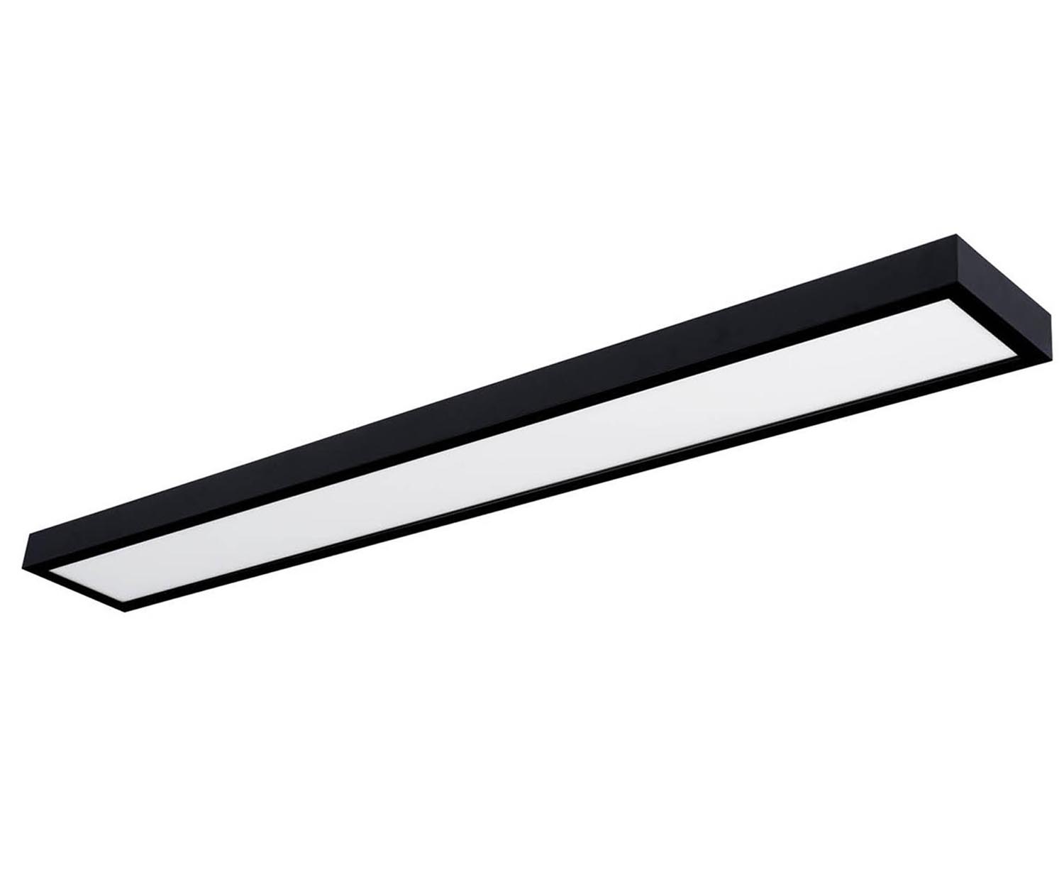 Unibright - Moon zwart 1200 x150 mm opaal plexiglas 3CCT 2700K/300 - MN120024WBCCT