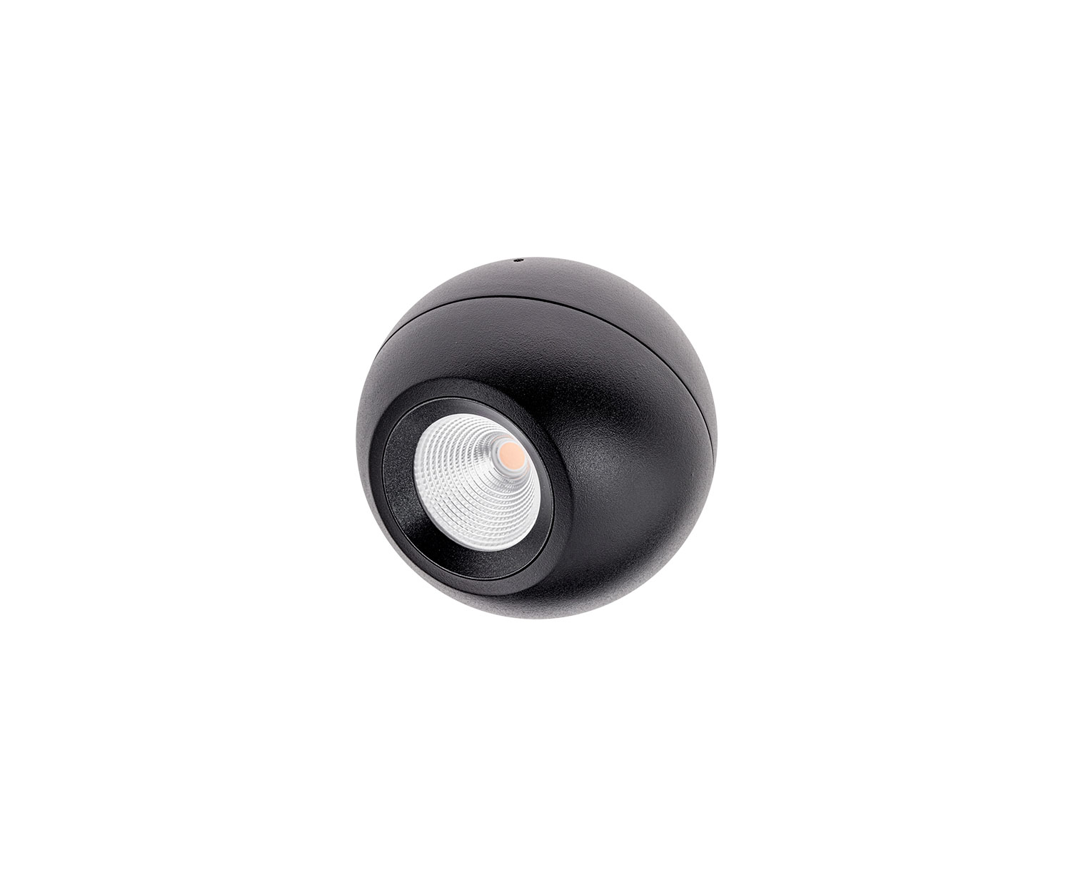 Unibright - Opbouwarmatuur zwart richtbaar triac dimbaar 3000K - MOC930B