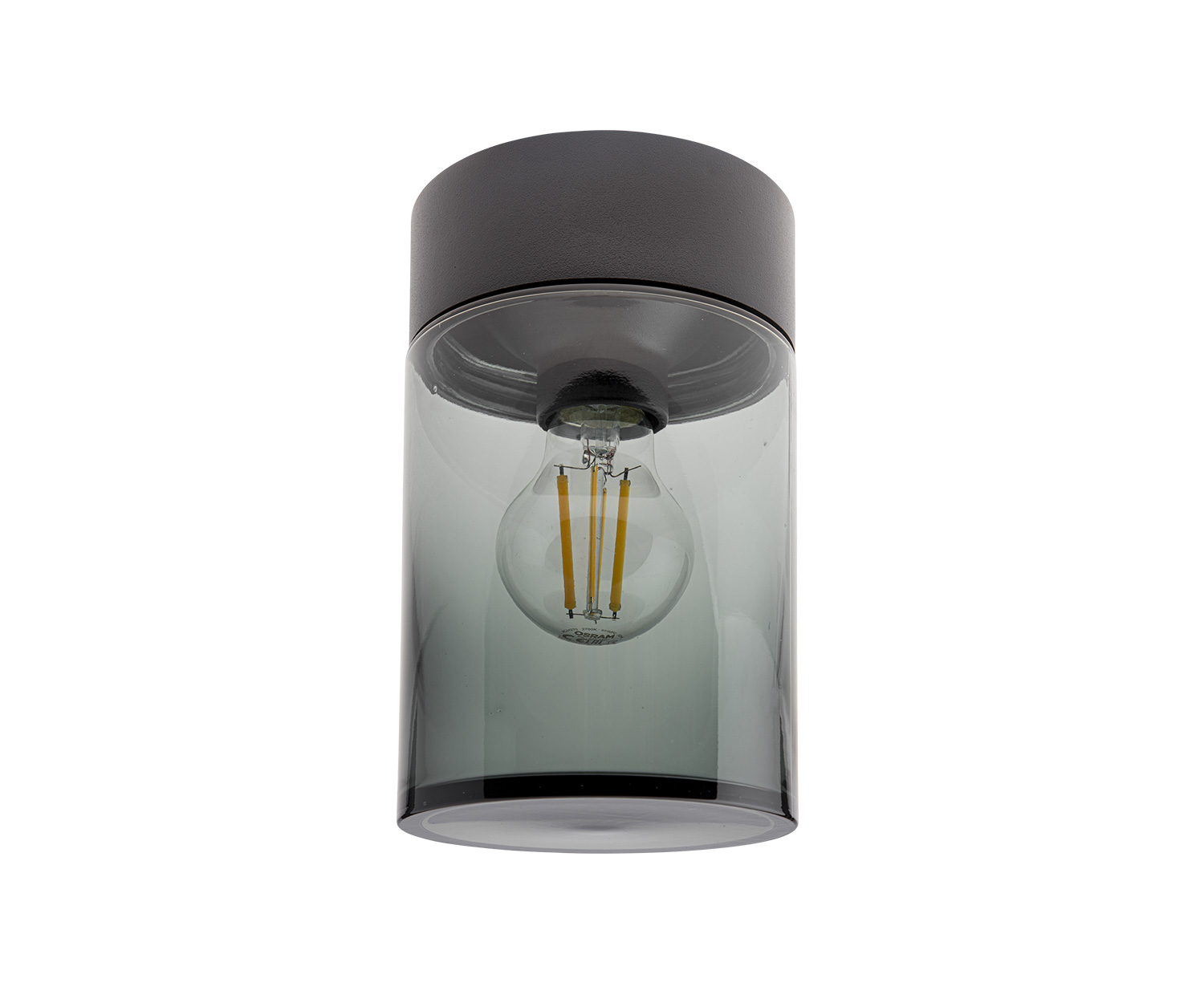 Unibright - Plafondarmatuur zwart E27 IP65 - MYCE27B